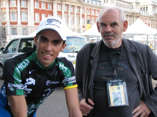 Toon en Alberto Contador